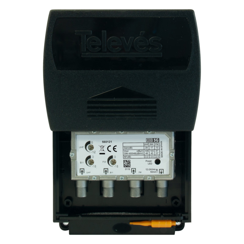 televes Mast amplifier fm / vhfiii / uhf (lte700) agc