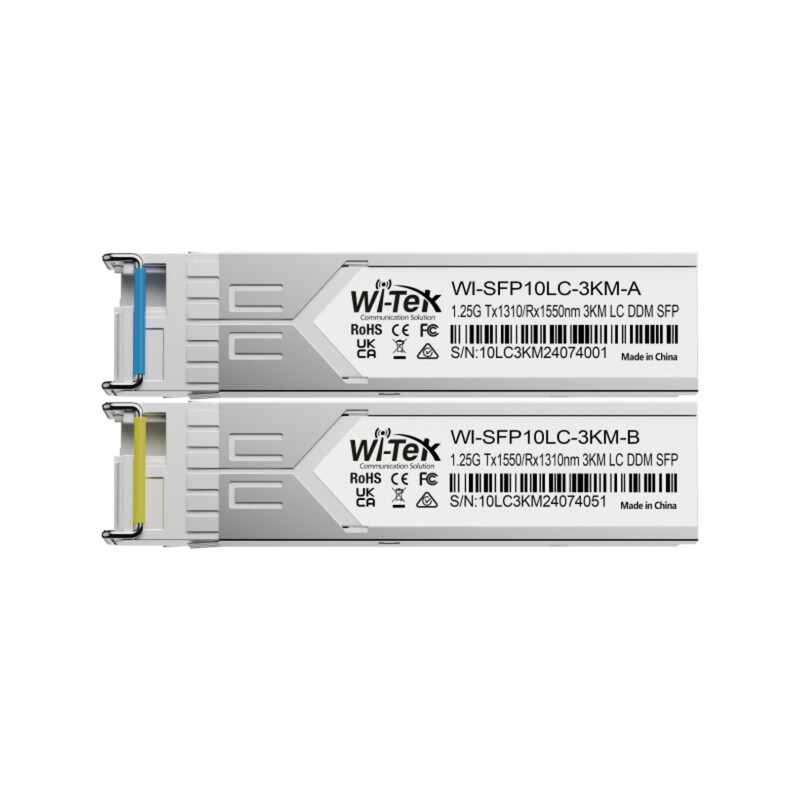 wi-tek Ethernet kytkintarvike sfp tx/rx 3km lc single sm