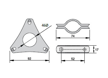televes Masttillbehör mast accessory