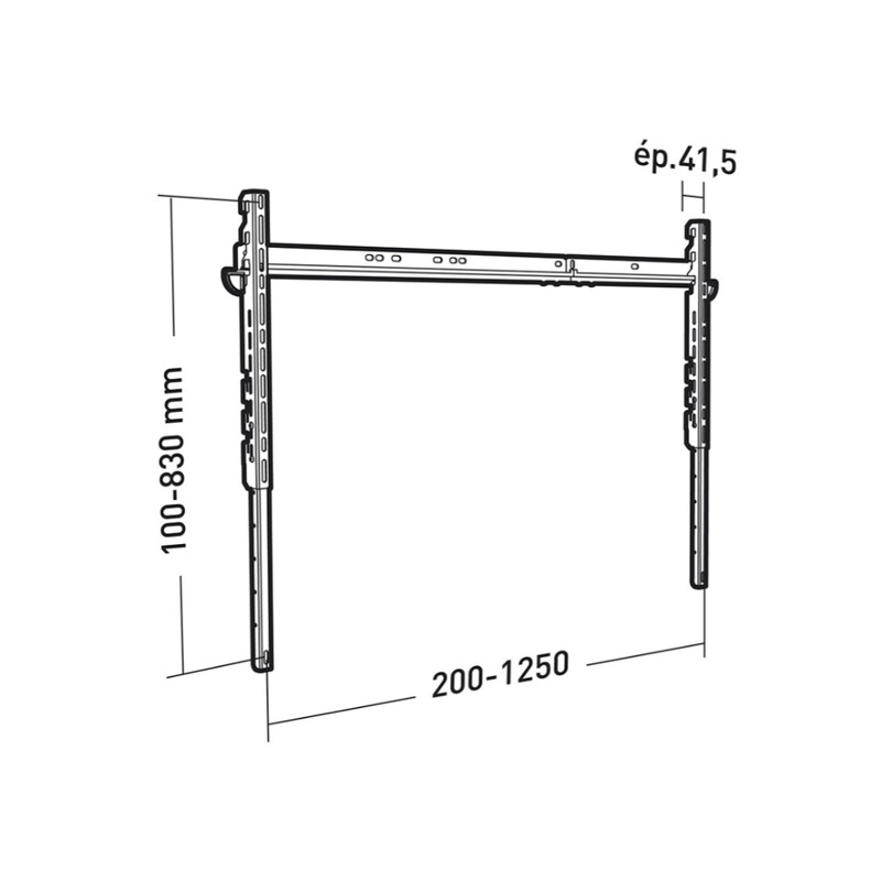 erard Wall bracket applik xxl fixed 40-100in