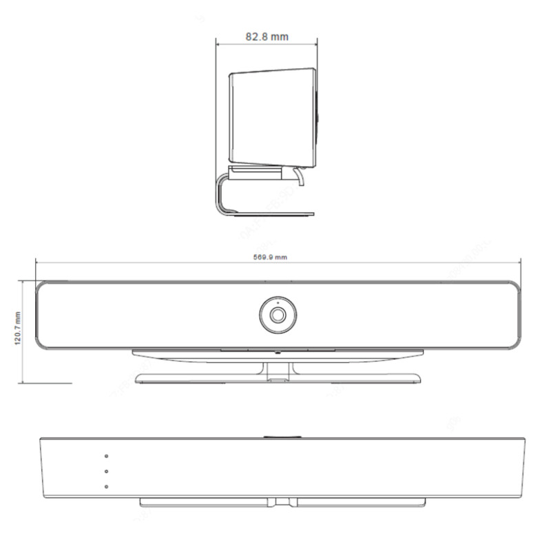 unv Av-laite unear all-in-one videobar 118deg uhd