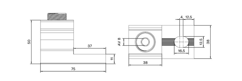 ouneva Universal connector ot ot 1xal/cu 95-300mm