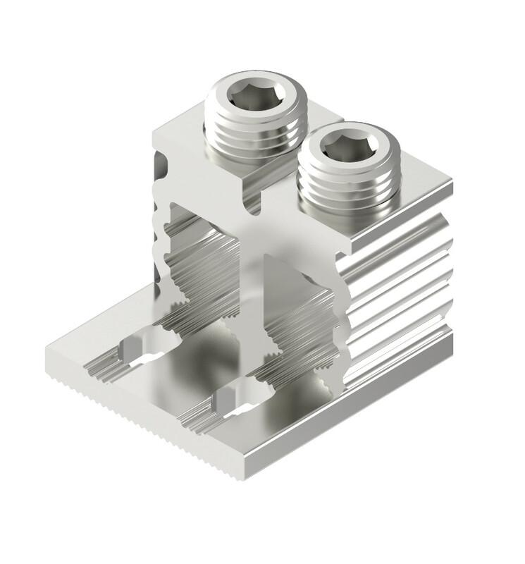 SEADMEKLEMM OT 2xAl/Cu 6-95mm² 2xM6