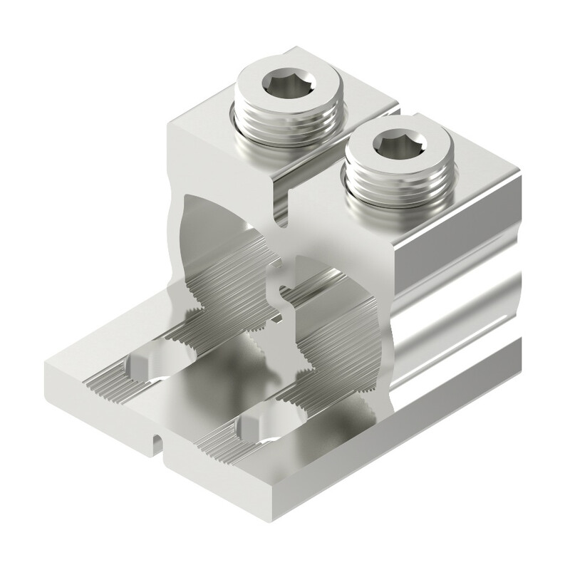 SEADMEKLEMM OT 2xAl/Cu 25-150mm² 2xM8