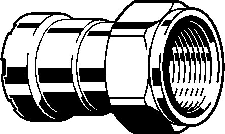 viega Press adapter union ft 4263 dn25x1 1/2 megapress