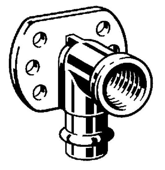 viega Press kranfäste in cu 15x1/2 viega