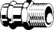 viega Press adapter with mt cu 12x3/8 chrome viega