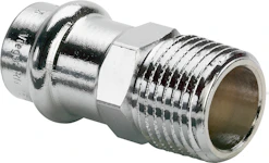 PRESS ADAPTER WITH MT Cu 15x1/2 CHROME VIEGA