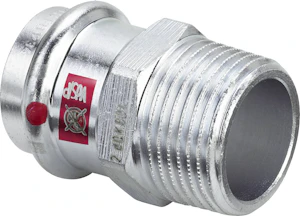 viega Press adapter with mt zn 35x1 1/2 viega