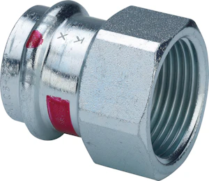 viega Press adapter with ft zn 12x3/8 viega