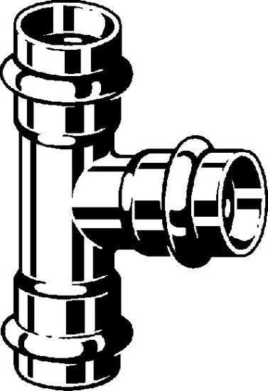 viega Press t-piece zn 12 viega