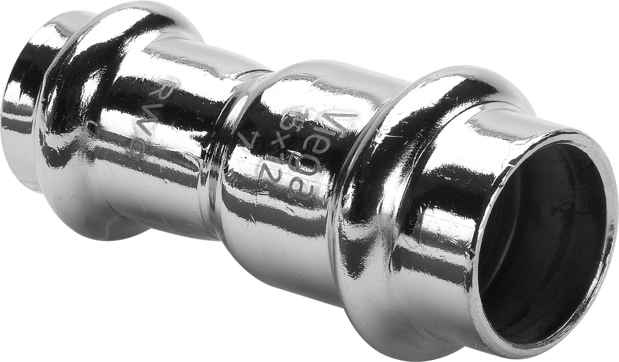 viega Press reducing coupling f/f cu 15x12 chrome viega