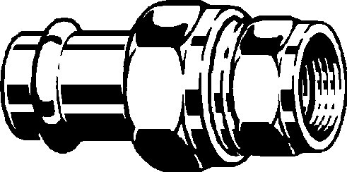 viega Press adapter union ft ss 35x1 1/4 viega