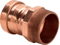 PRESS ADAPTER WITH MT Cu 88,9x3 VIEGA