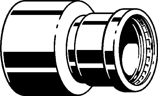 viega Press reducering i/u cu 76,1x54 viega