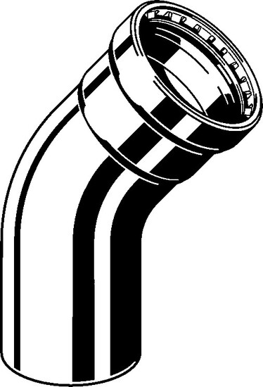 viega Press bend 45 f/m 42261xl dn100 megapress