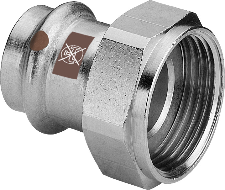 viega Press adapter union ft ss 35x1 1/2 viega