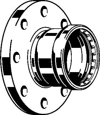 viega Press flange adapter ss dn80 88,9mm viega
