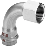 PRESS BEND 90 FT SS 15x1/2 VIEGA