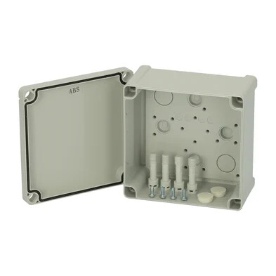 fibox Asennuskotelo abs tempo fibox ta131308 130x130x75 harmaa