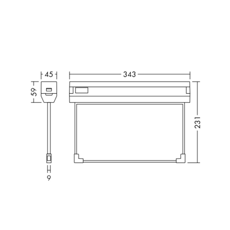 thorn Emergency luminaire nina em unit auto test 3h batt