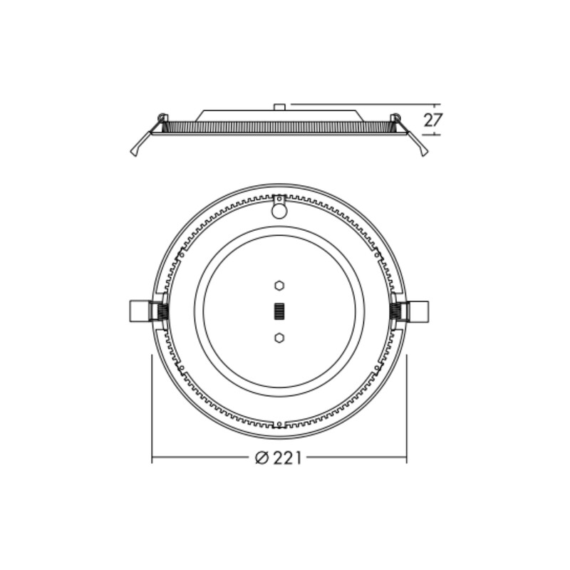 thorn Downlight zoe cct downlight 200 dali