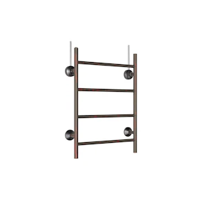 rej design Handdukstork vattenvärmd rej tango bth 50744 uppe brun