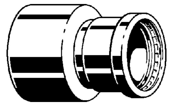 viega Press reducering u/i zn 108x64 viega