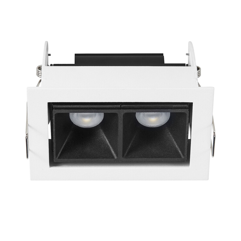 DOWNLIGHT DOMINO 2X 6W/930 330LM 55D DALI