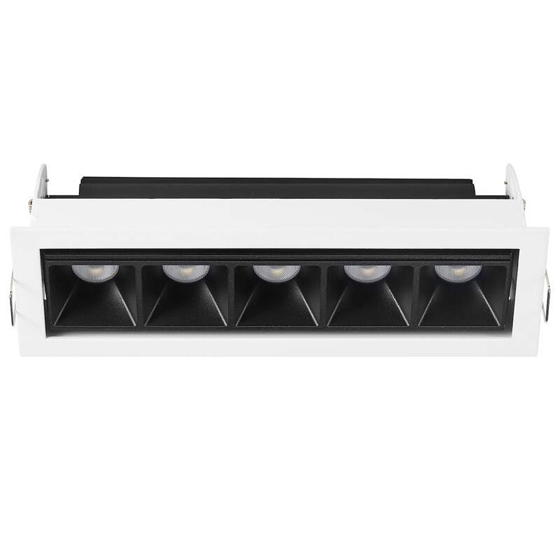 DOWNLIGHT DOMINO 5X 15W/940 1000LM 55D DALI
