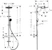 hansgrohe Duschsystem hansgrohe 28874000 activera 240 eco kro
