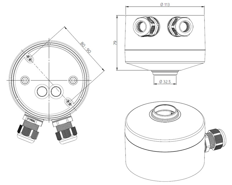luxomat Tillbehör luxomat pendulum mounting-kit pd2/3/4