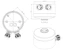luxomat Tillbehör luxomat pendulum mounting-kit pd2/3/4