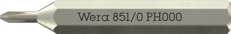 SKRUVNINGSSPETS WERA 851/0 MICRO BITS PH 000