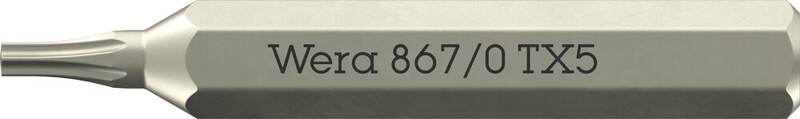 RUUVAUSKÄRKI WERA 867/0 MICRO BITS-KÄRKI TX 5