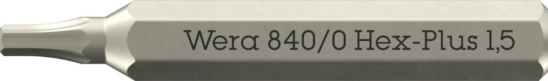wera Ruuvauskärki wera 840/0 micro bits-kärki hex 1,5