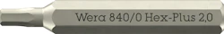 SKRUVNINGSSPETS WERA 840/0 MICRO BITS HEX 2,0