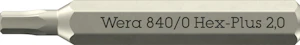 wera Ruuvauskärki wera 840/0 micro bits-kärki hex 2,0