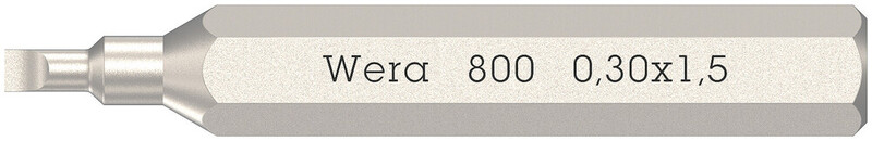 wera Skruvningsspets wera 800/0 micro bits ura 1,5