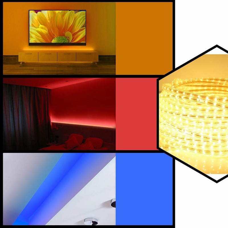 woox Led-ljusslinga wifi led strip 5m rgb+ww