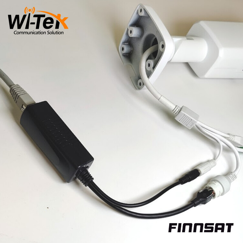 wi-tek Vastaanotin poe 802.3af/at 12v/1a