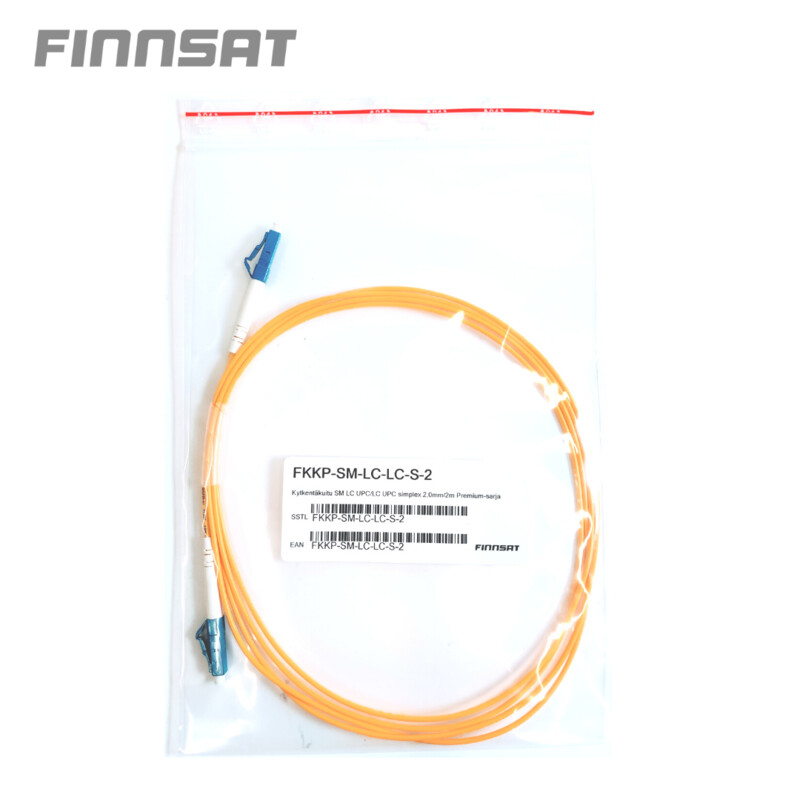 finnsat Connecting cable-fibre sm lc upc/lc upc simplex 2m