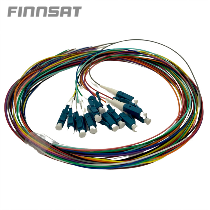 finnsat Häntäkuitusarja lc/upc sm 12 väriä g.657.a1 2m