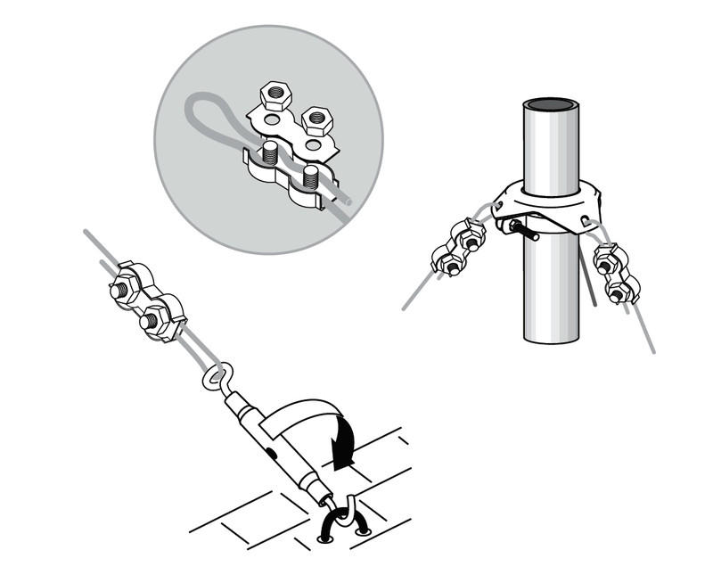 televes Masttillbehör mast accessory