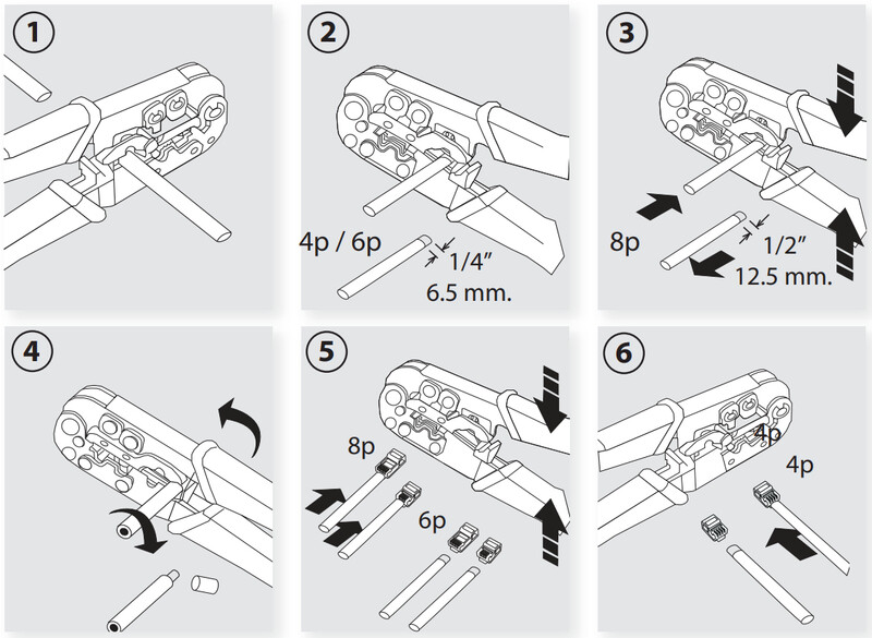 televes Tool tool crimping tool rj45