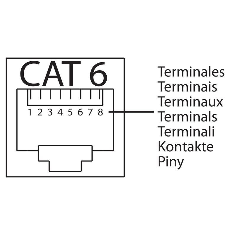televes Connector cat6 rj45 utp cat6 female