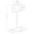 erard Vägg stativ stand 40-85in h1600mm white