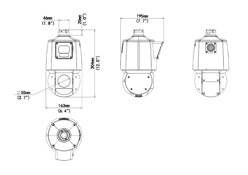 unv Kamera-ip prime-i dual-lens 4mp+4mp ptz poe