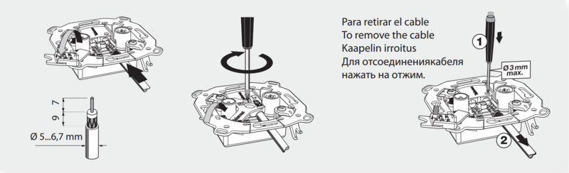 televes Antenna box through 8 db tv/fm-sat