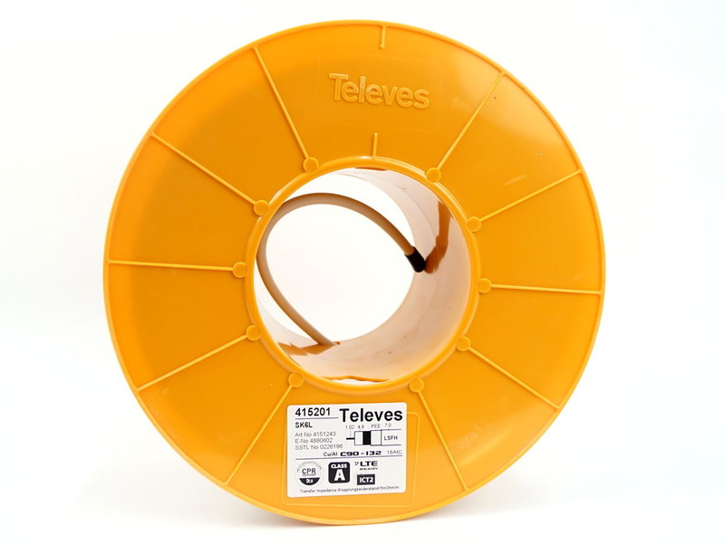 televes Antenna cable rg6t dca lsnh 100m/reel
